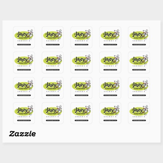 Jazzy Gourmet Stickers (Blatt)