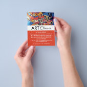 Jazzy Graffiti Art, Art Class Advertising Flyer (Gruppe)