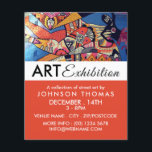 Jazzy Graffiti Art, Künstlerausstellung Werbung Flyer<br><div class="desc">Jazzy Graffiti Art,  Künstlerausstellungs-Flyer von der Business Card Store.</div>