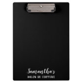 Jazzy Hairstylist Klemmbrett (Vorderseite)