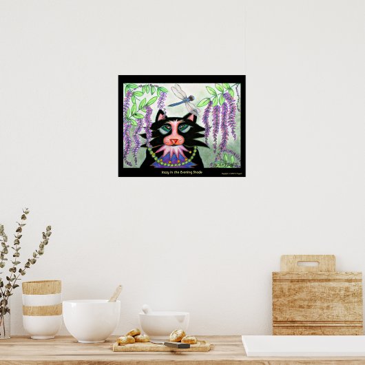 Jazzy im Abend Shade Poster (Küche)