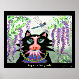Jazzy im Abend Shade Poster