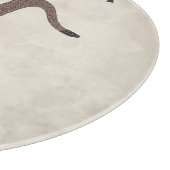 Jazzy Java-Coffee Beans-Saxophon- Schneidebrett (Ecke)