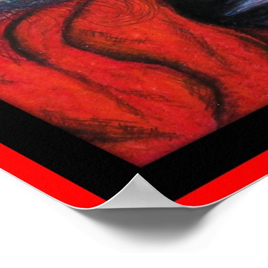 Jazzy King Poster (Ecke)