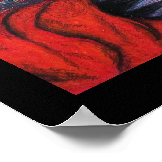 Jazzy King Poster (Ecke)