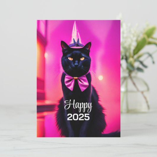 Jazzy Kitty - Happy 2025 (Stehend Vorderseite)