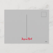 Jazzy Kitty in rotem Pullover - Weihnachten (Rückseite)