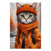 Jazzy Kitty - October Vibes Poster (Vorderseite)