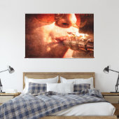 Jazzy Leinwanddruck (Insitu (Schlafzimmer))