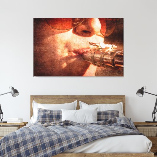 Jazzy Leinwanddruck (Insitu (Schlafzimmer))