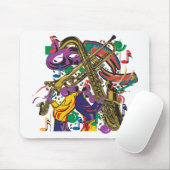 JAZZY Mardis Gras Mousepad (Mit Mouse)