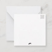 Jazzy Note Card Mitteilungskarte (Rückseite)