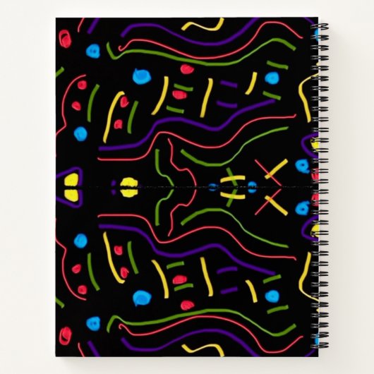 Jazzy Notebook Notizblock (Rückseite)