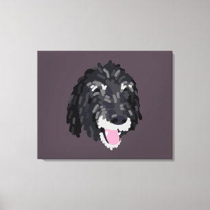 Jazzy Portrait Leinwand