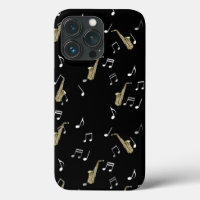 Jazzy Saxophon & Musical Notes
