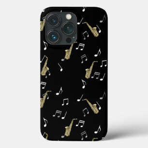 Jazzy Saxophon & Musical Notes Case-Mate iPhone Hülle