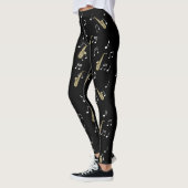 Jazzy Saxophon & Musical Notes Leggings (Links)