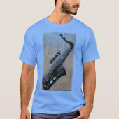 Jazzy Saxy Saxophon T-Shirt (Vorderseite)
