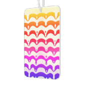 Jazzy Tropical Psychedelic Dripping Stripes Autolufterfrischer (Links)