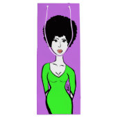 Jazzy Wein-Geschenktasche Geschenktüte Für Weinflaschen (Rückseite)