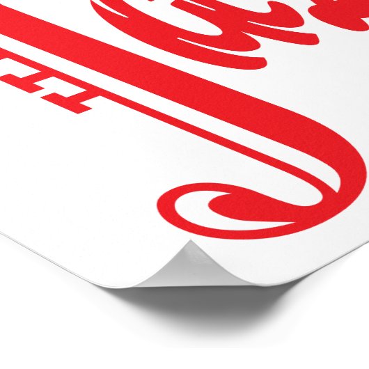 Jazzzeichen Poster (Ecke)