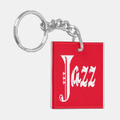 Jazzzeichen Schlüsselanhänger (Vorderseite links)