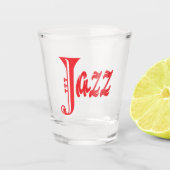 Jazzzeichen Schnapsglas (Vorderseite)