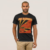 JB 2 Orange auf Schwarzem T-Shirt (Vorne ganz)