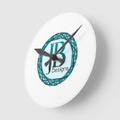 JB Designs Original Runde Wanduhr (Winkel)