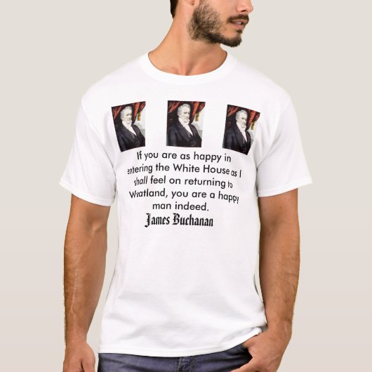 jb, James Buchanan T-Shirt (Vorderseite)