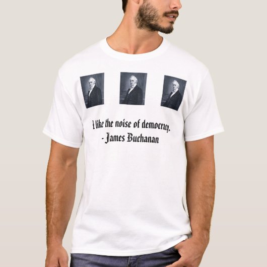 jb, James Buchanan T-Shirt (Vorderseite)