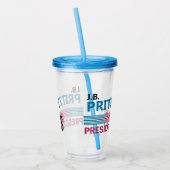 JB Pritzker 2028 Acryltrinkbecher (Links)