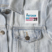 JB Pritzker 2028 Button (Beispiel)