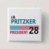 JB Pritzker 2028 Button (Vorderseite)