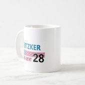 JB Pritzker 2028 Kaffeetasse (Vorderseite Links)