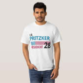 JB Pritzker 2028 T-Shirt (Vorne ganz)
