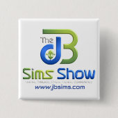"JB Sims Show Unity Square Button - Collectiable P (Vorderseite)