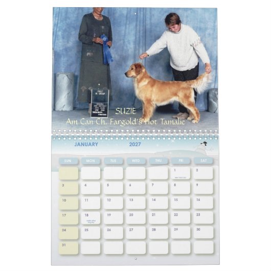 JBG Kalender goldener Retriever-2007 (Jan 2027)
