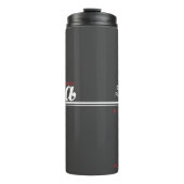 JBHS VMA Black with White Logo Customizable Thermosbecher (Vorderseite)