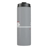 JBHS VMA Black with White Logo Customizable Thermosbecher (Vorderseite)