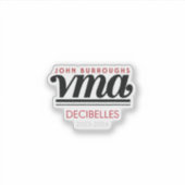 JBHS VMA Custom Vinyl Sticker with Year (Vorderseite)