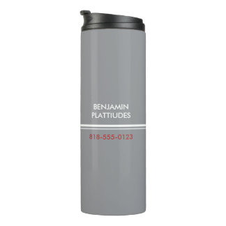 JBHS VMA Schwarz mit weißem Logo anpassbar Thermosbecher