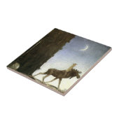 Jbleap the elk John Bauer Fliese (Seite)