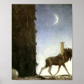 Jbleap the elk John Bauer Poster (Vorne)