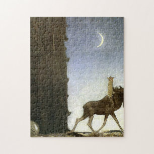 Jbleap the elk John Bauer Puzzle