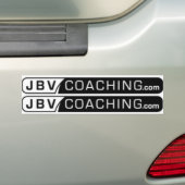 jbv coachte Spitzenrohrlogos B u. W Autoaufkleber (Auf Auto)