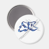 JC Jesus Christ Graffiti Magnet (Vorderseite/Rückseite)