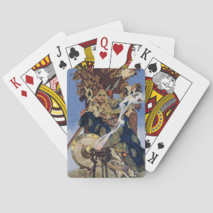 JC Leyendecker Königin Maeve keltische Kriegerin Spielkarten