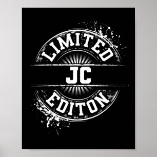 JC Limited Edition Funny Personalisiert Name Joke  Poster