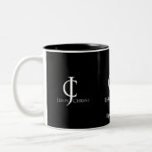 JC-Logo (Jesus Christ) gotGod316.com Zweifarbige Tasse (Links)